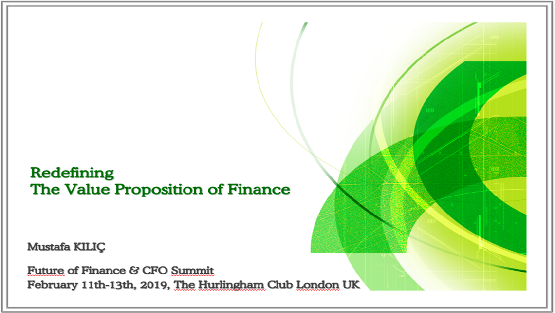 Redefining The Value Proposition of Finance