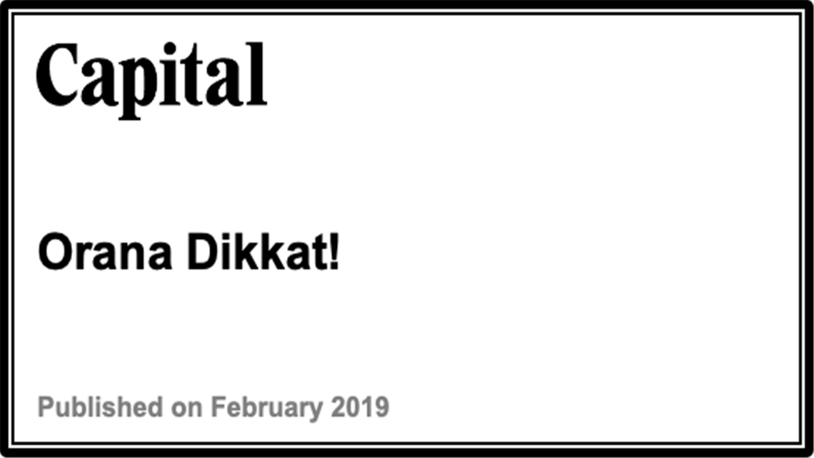 Orana Dikkat!