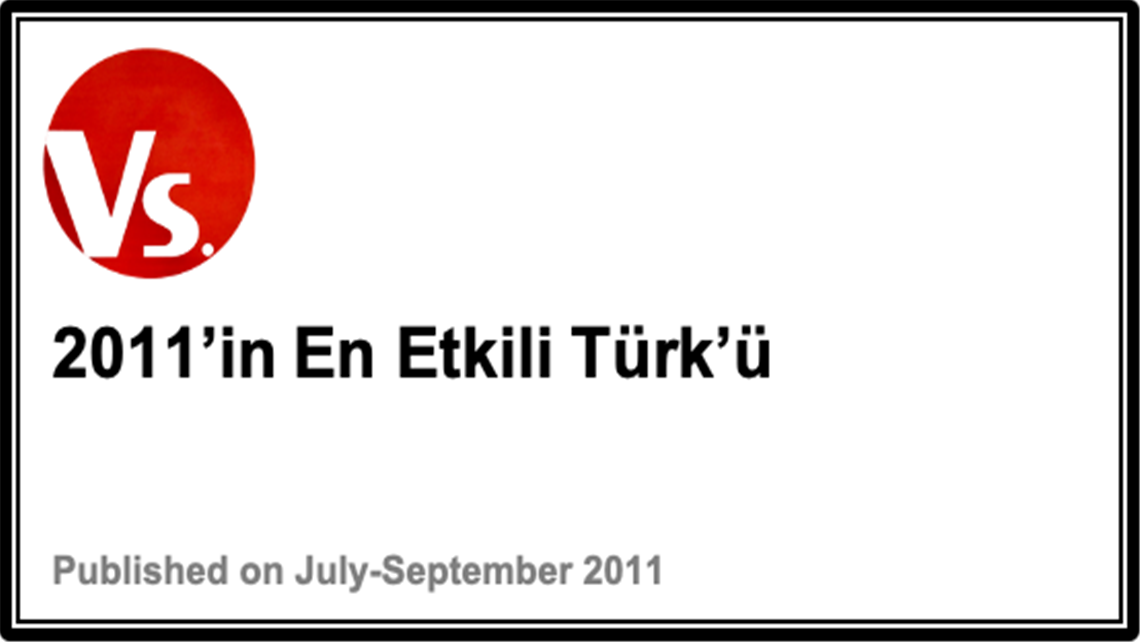 2011'in En Etkili Türk'ü 