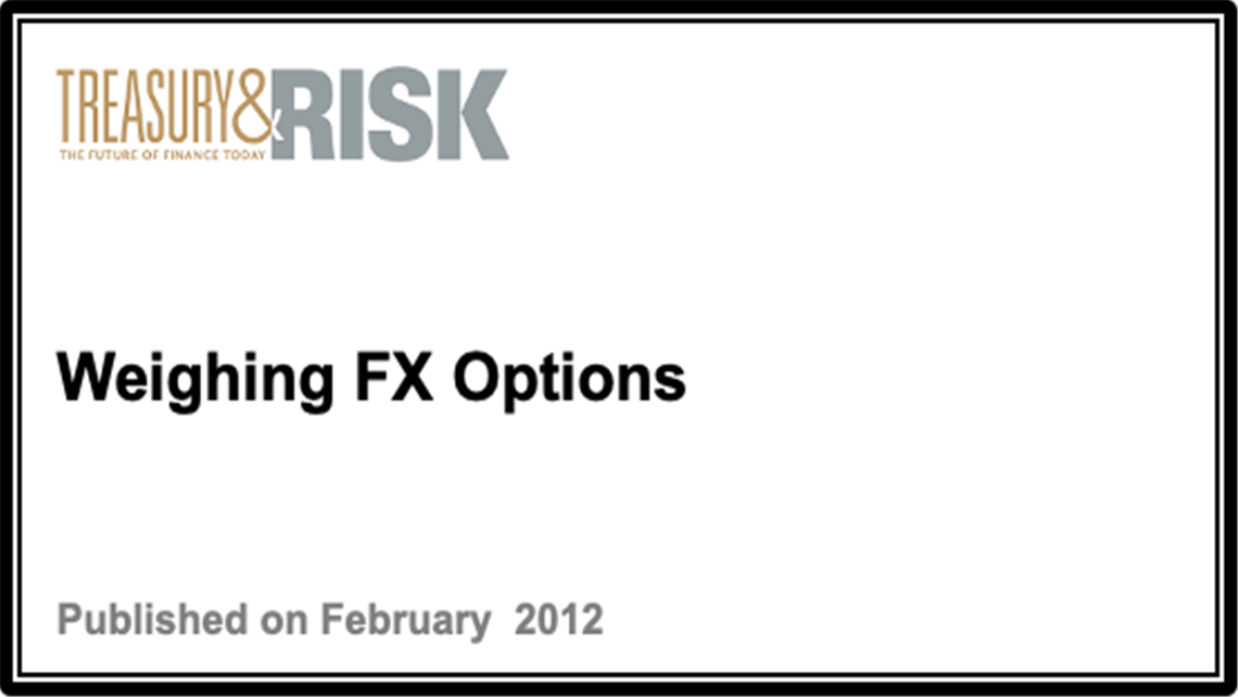 Weighing FX Options
